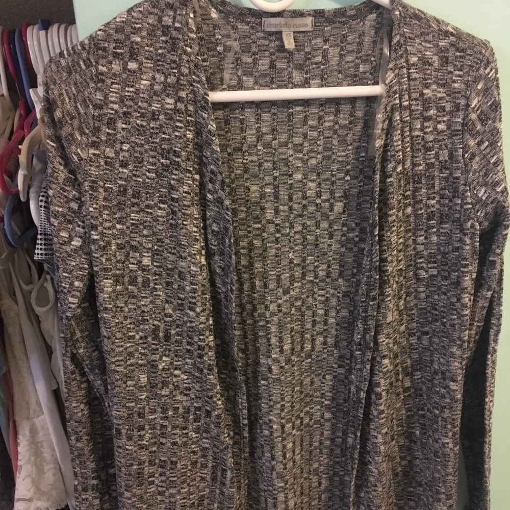 Grey cardigan